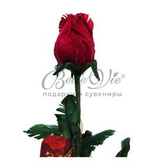 Роза из перьев, закрытый бутон, темно-красная купить оптом в Симферополе, Крыму