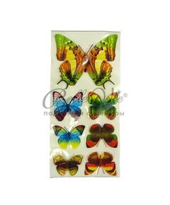 Набор бабочек: 7 штук (1 большая, 6 маленьких)  купить оптом в Симферополе, КрымуНабор бабочек: 7 штук (1 большая, 6 маленьких)  купить оптом в Симферополе, Крыму