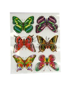 Набор бабочек: 6 маленьких бабочек фантазия (2 вида) купить оптом в Симферополе, Крыму