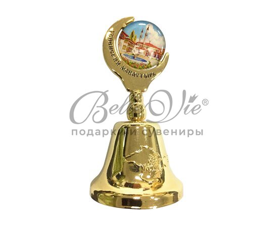 Колокольчик металлический сувенирный Бахчисарай, Успенский монастырь купить в Симферополе, Крыму