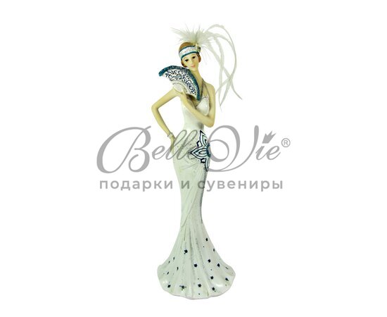 Статуэтка девушка ретро с веером купить оптом в Симферополе, Крыму