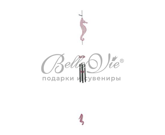 Висячие колокольчики морские коньки розовое (3 вида) купить оптом в Симферополе, Крыму