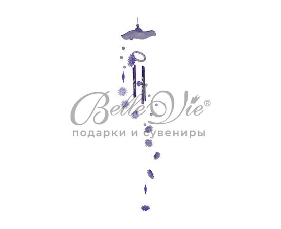 Подвесные колокольчики с сиреневыми солнышками купить оптом в Симферополе, Крыму