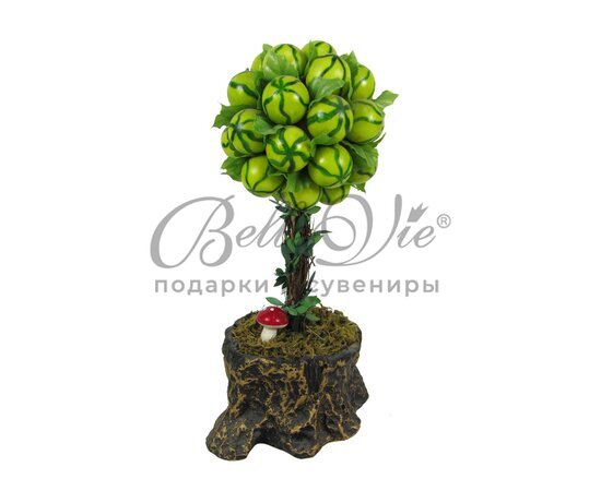 Фруктовое дерево на пеньке с мухомором  купить оптом в Крыму
