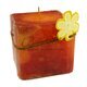 Свечи восковые квадратные с ромашкой (выс. 7,5см, диам. 7,5 см) купить в Крыму