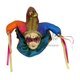 Магнит венецианские маски с жабо в шапке арлекина с лентами купить оптом в Симферополе, Крыму