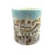 Кружка из эмбосированной керамики Партенит, Алушта, Храм Маяк (голубой) купить оптом в Крыму